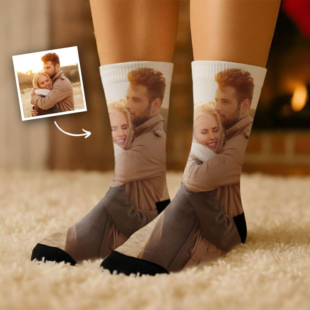 Chaussettes personnalisées avec photo