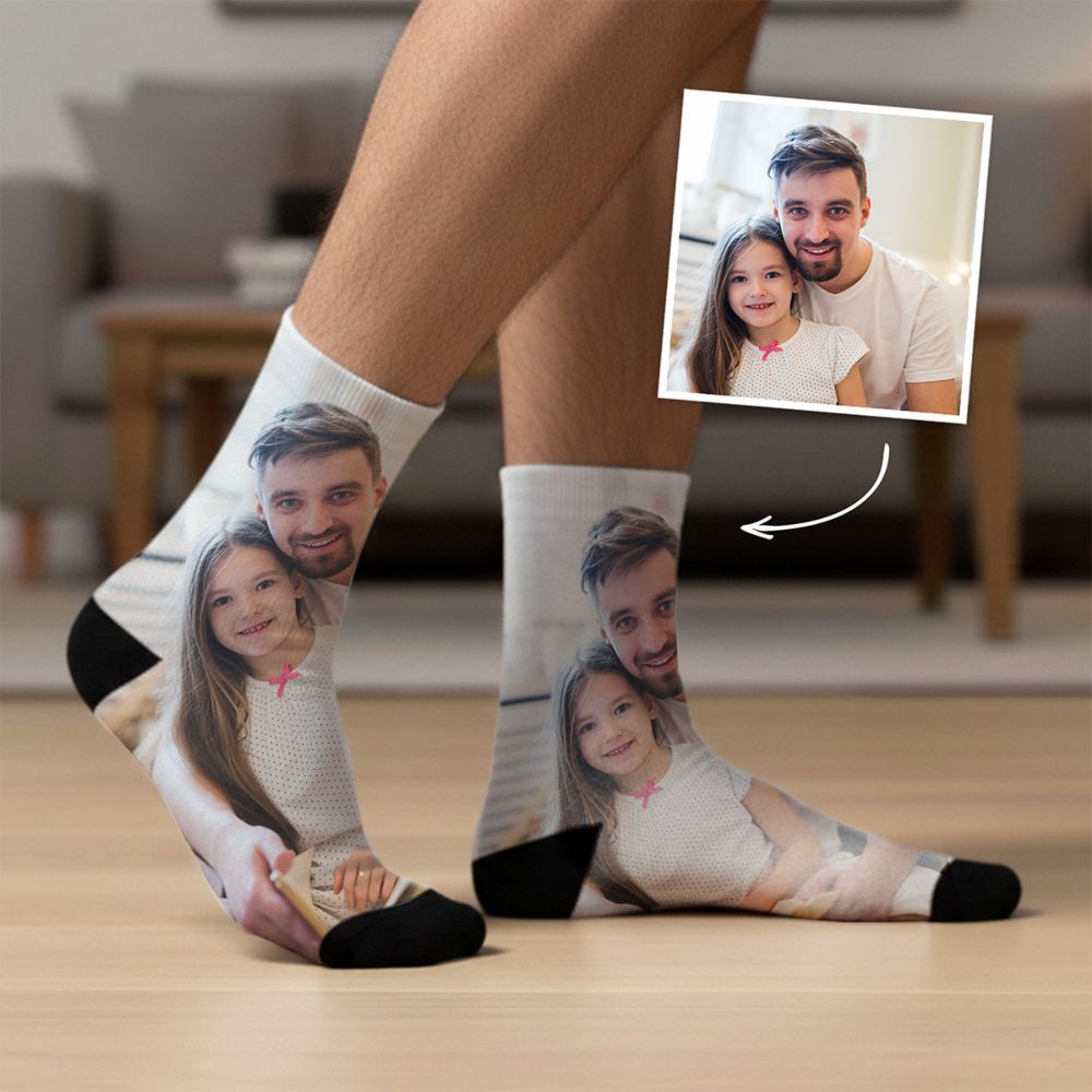 Chaussettes personnalisées avec photo