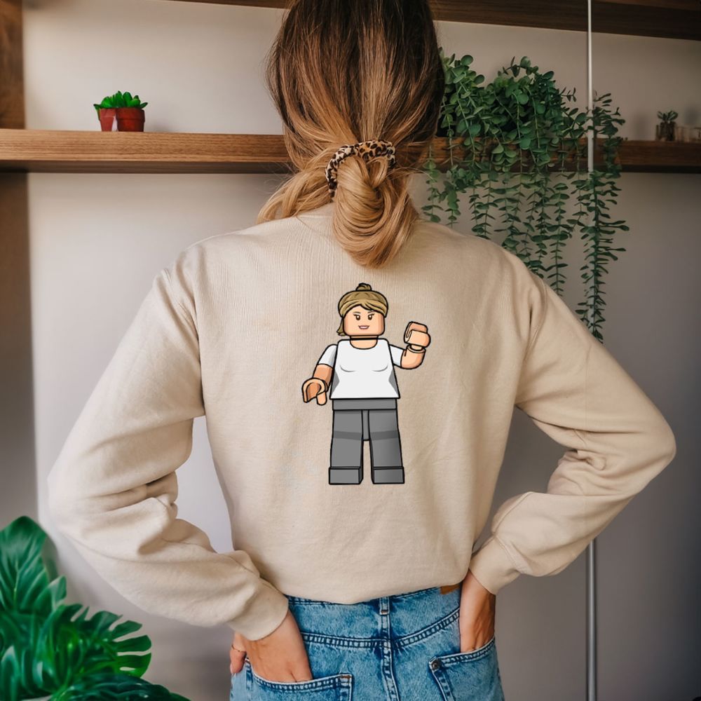 Pull personnalisé avec votre figurine