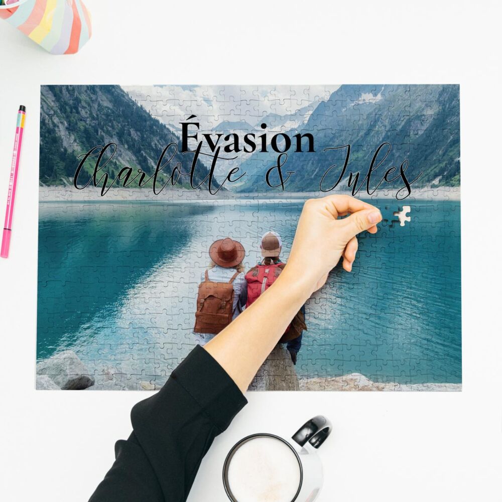 Puzzle personnalisé avec photo et texte