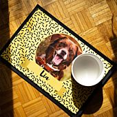 Tapis pour Animal de compagnie avec Photo et Texte