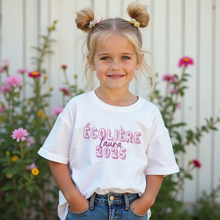 T-Shirt personnalisé Enfant - Ecolier