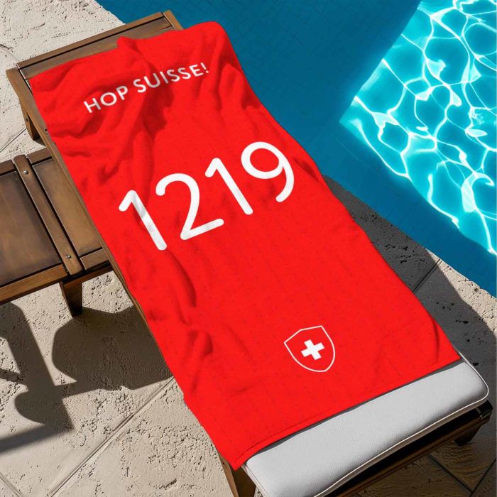 Serviette personnalisée Euro de football