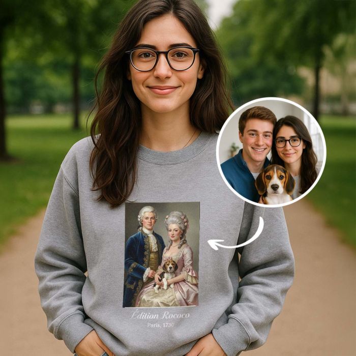 Pull personnalisé avec tableau