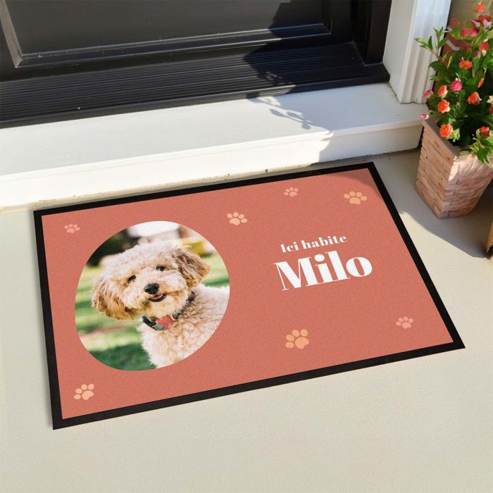 Paillasson personnalisé animal de compagnie et nom