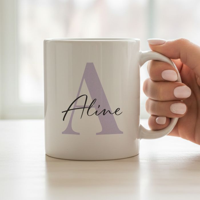 Mug personnalisé avec monogramme